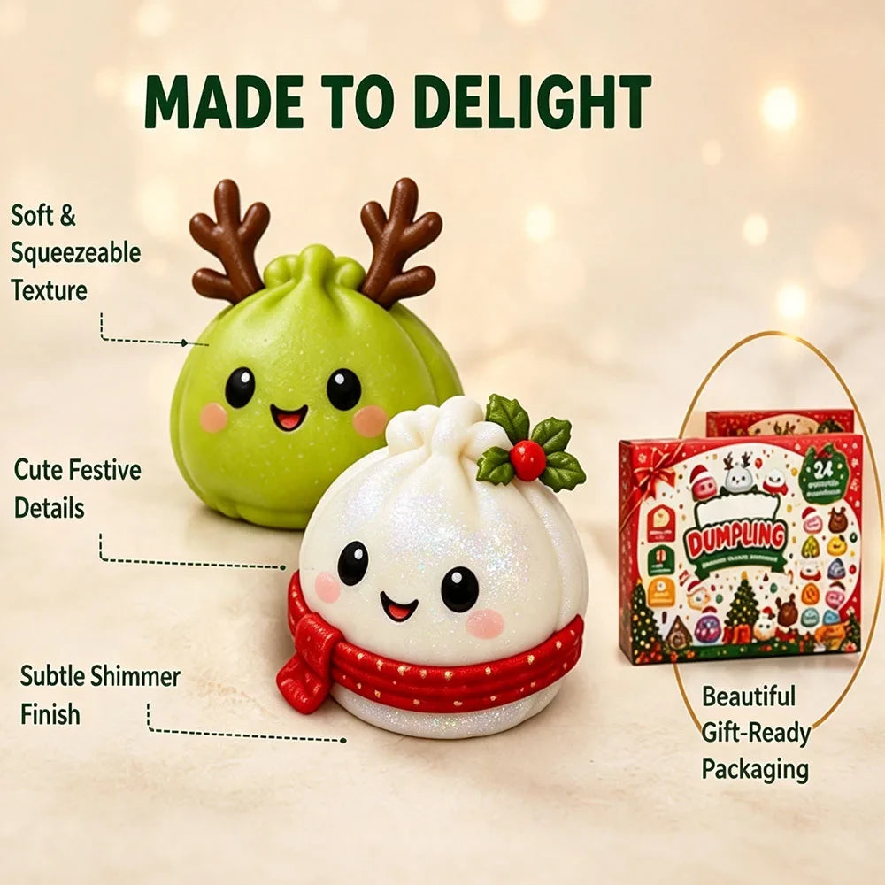 Calendrier de l'Avent Squishy de Noël