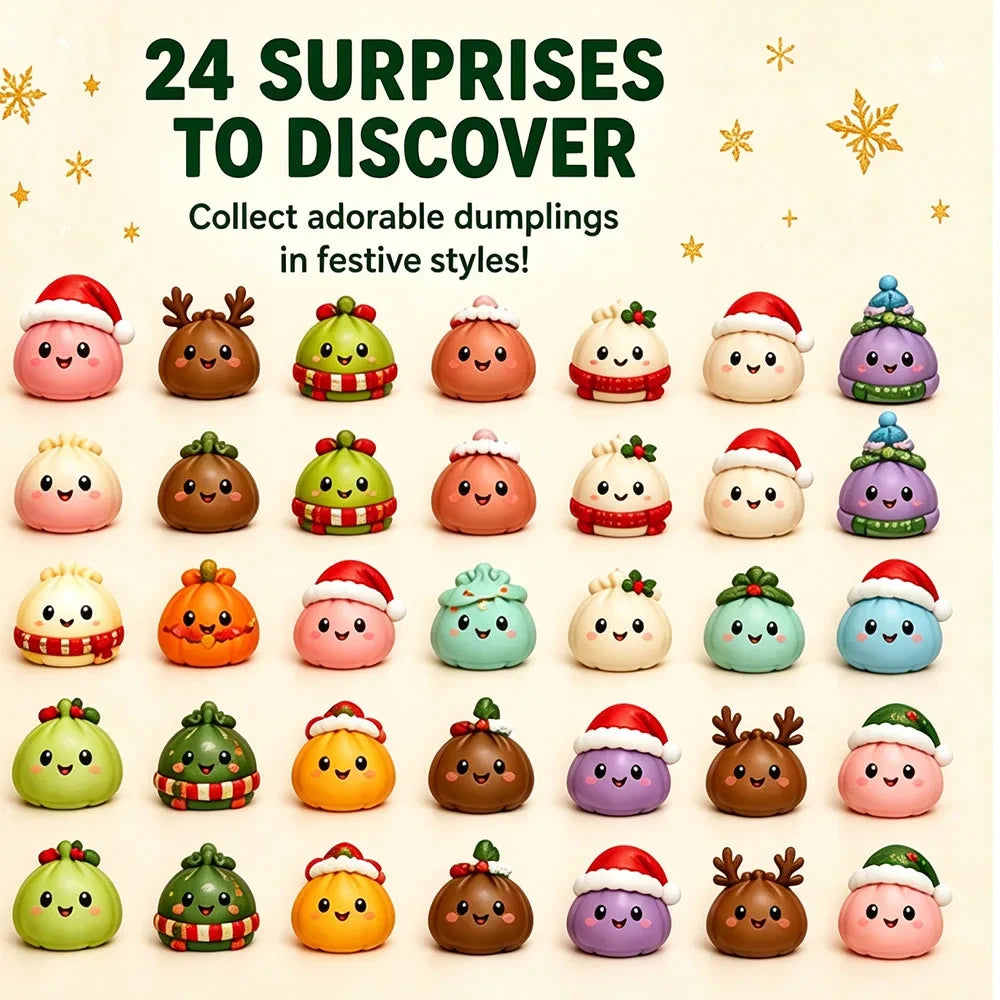 Calendrier de l'Avent Squishy de Noël