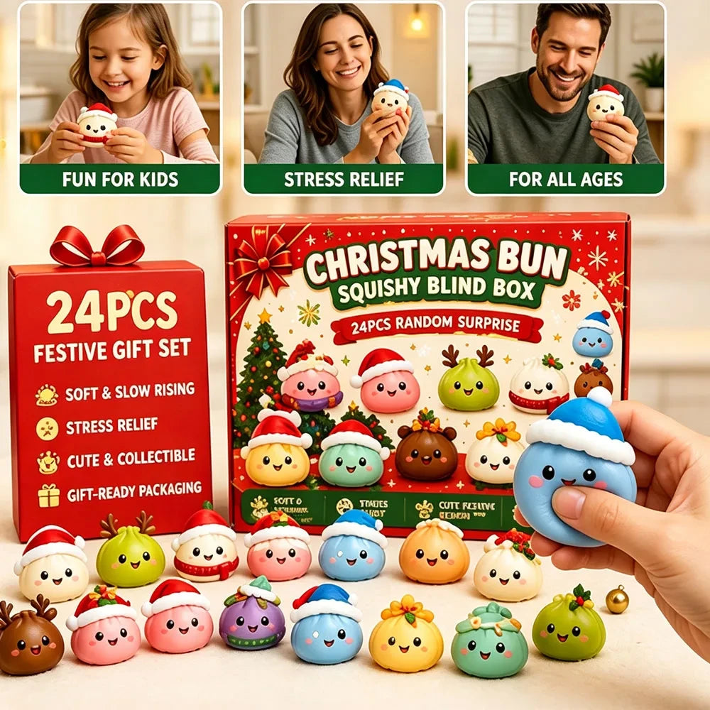 Calendrier de l'Avent Squishy de Noël