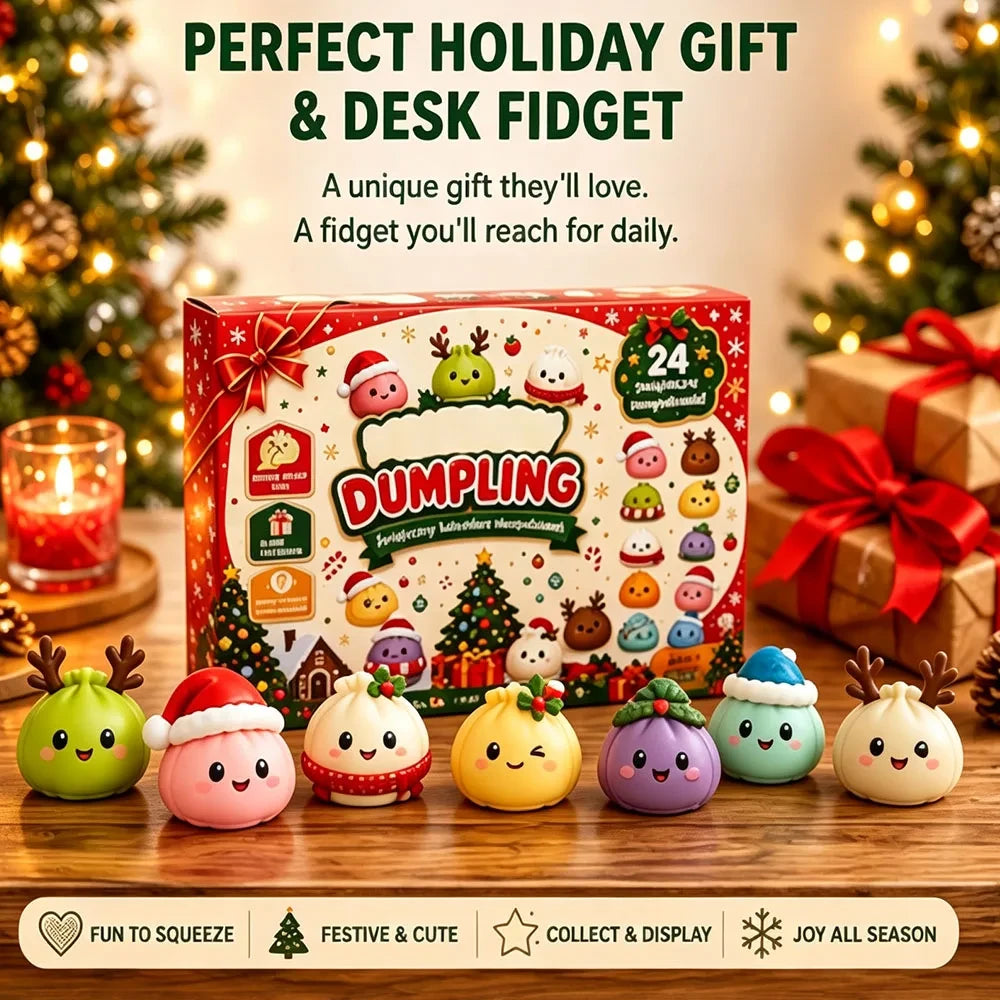 Calendrier de l'Avent Squishy de Noël